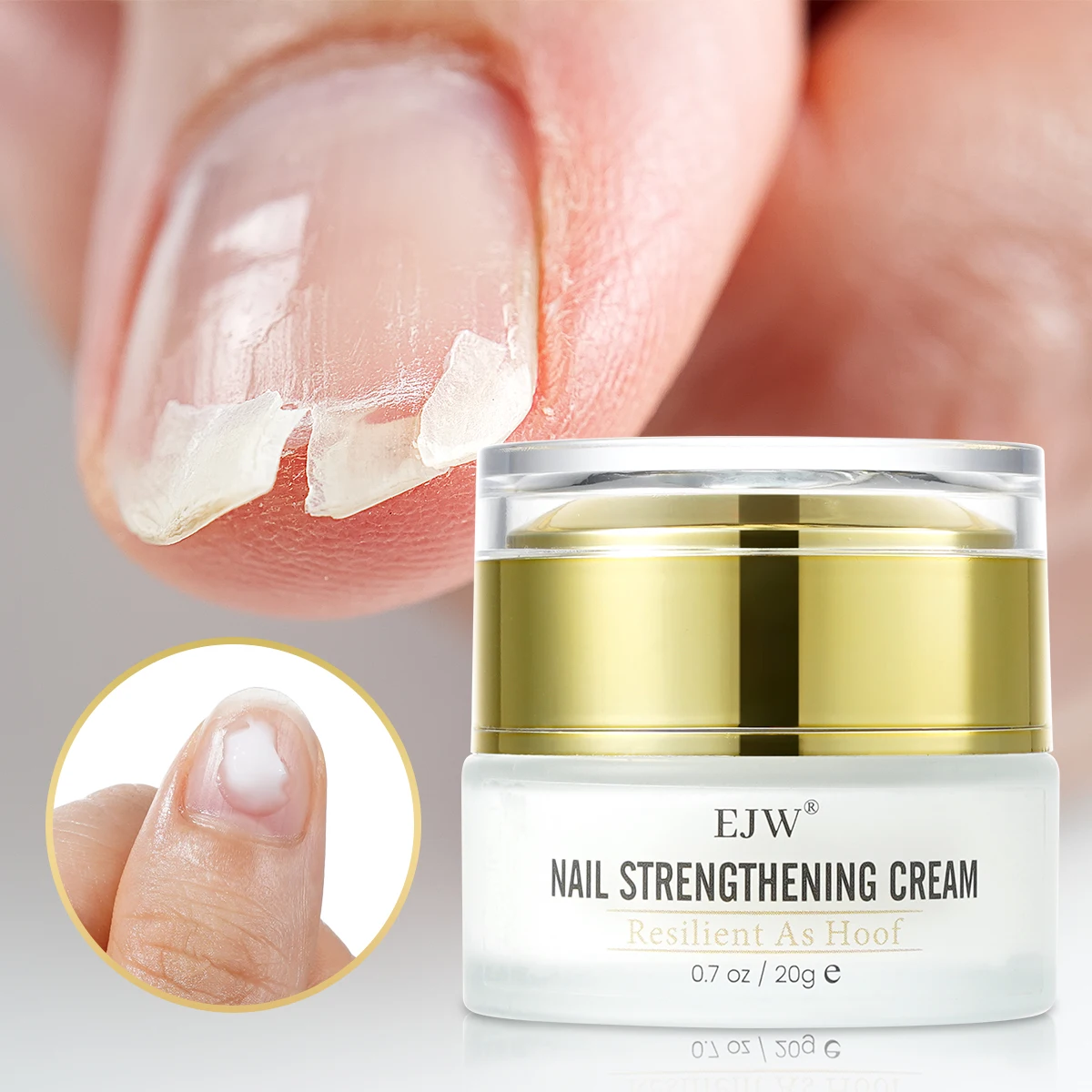 Nail Strengthening CreamConditioning Cuticle Cream Stops Splits, Chips, Cracks Strengthens Nails,Cuticle Softener Nail Treatment