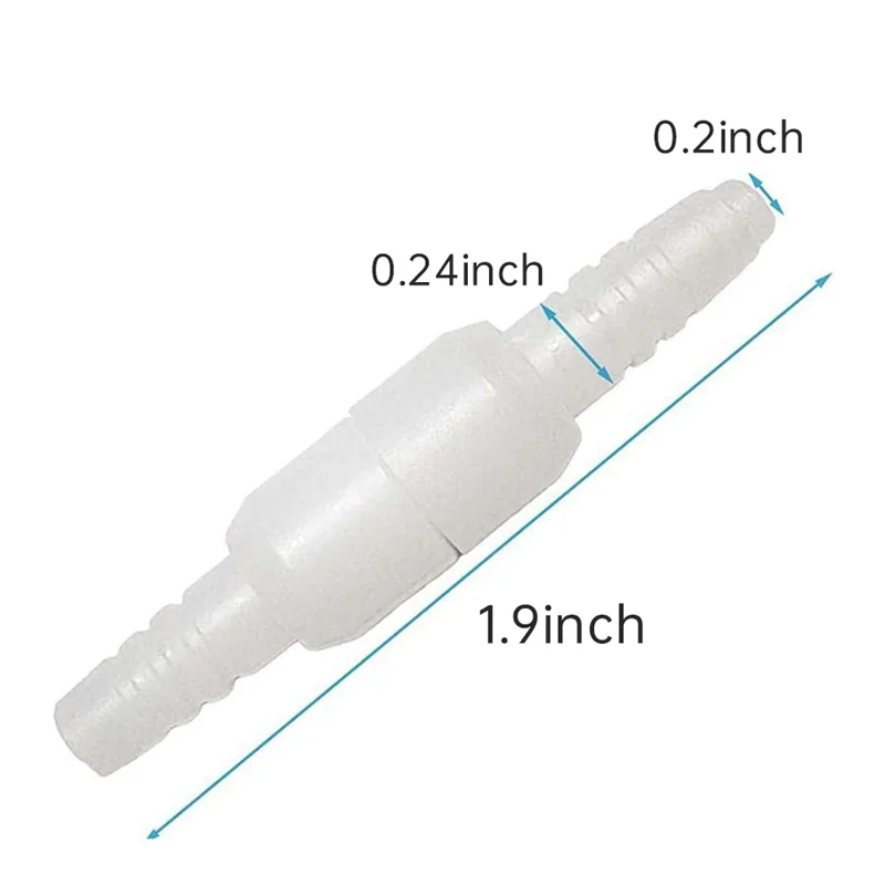 ABXF-Avoid Tangles 酸素チューブスイベルコネクタ、360度回転可能な酸素チューブコネクタ 10個