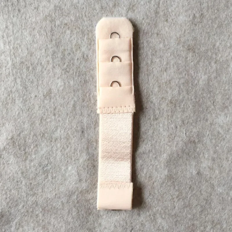 New 1pc 1 Rows 3 Hooks Bra Extender Nylon Clasp Extension Elastic on Strap Bra Extenders Adjustable Intimates Accessories