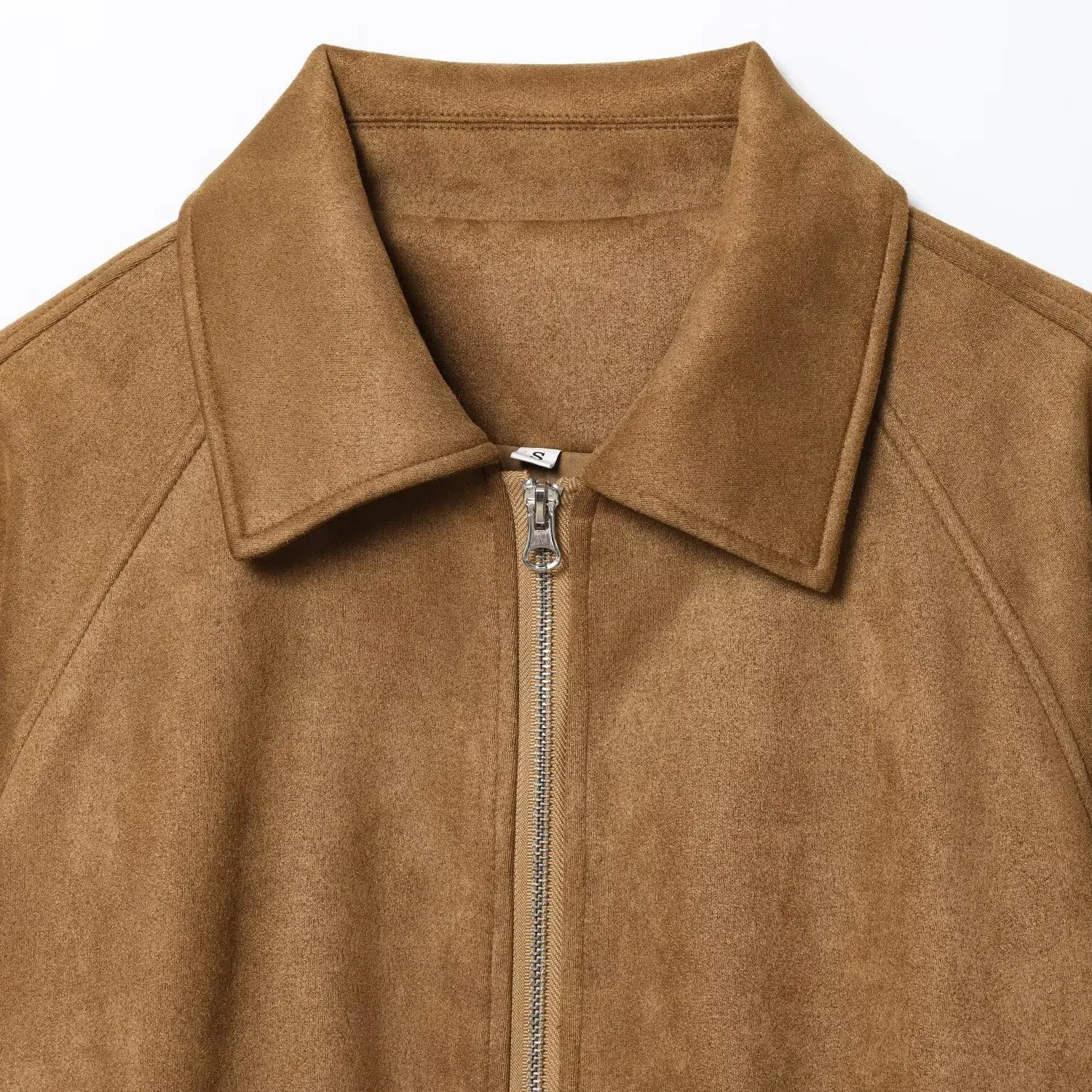 JNLEAOG Modny aksamitny żakiet damski, nowy model na jesień, dopasowany krój, zapinany na zamek, wykonany z włókna poliestrowego 100%, płaszcz damski.