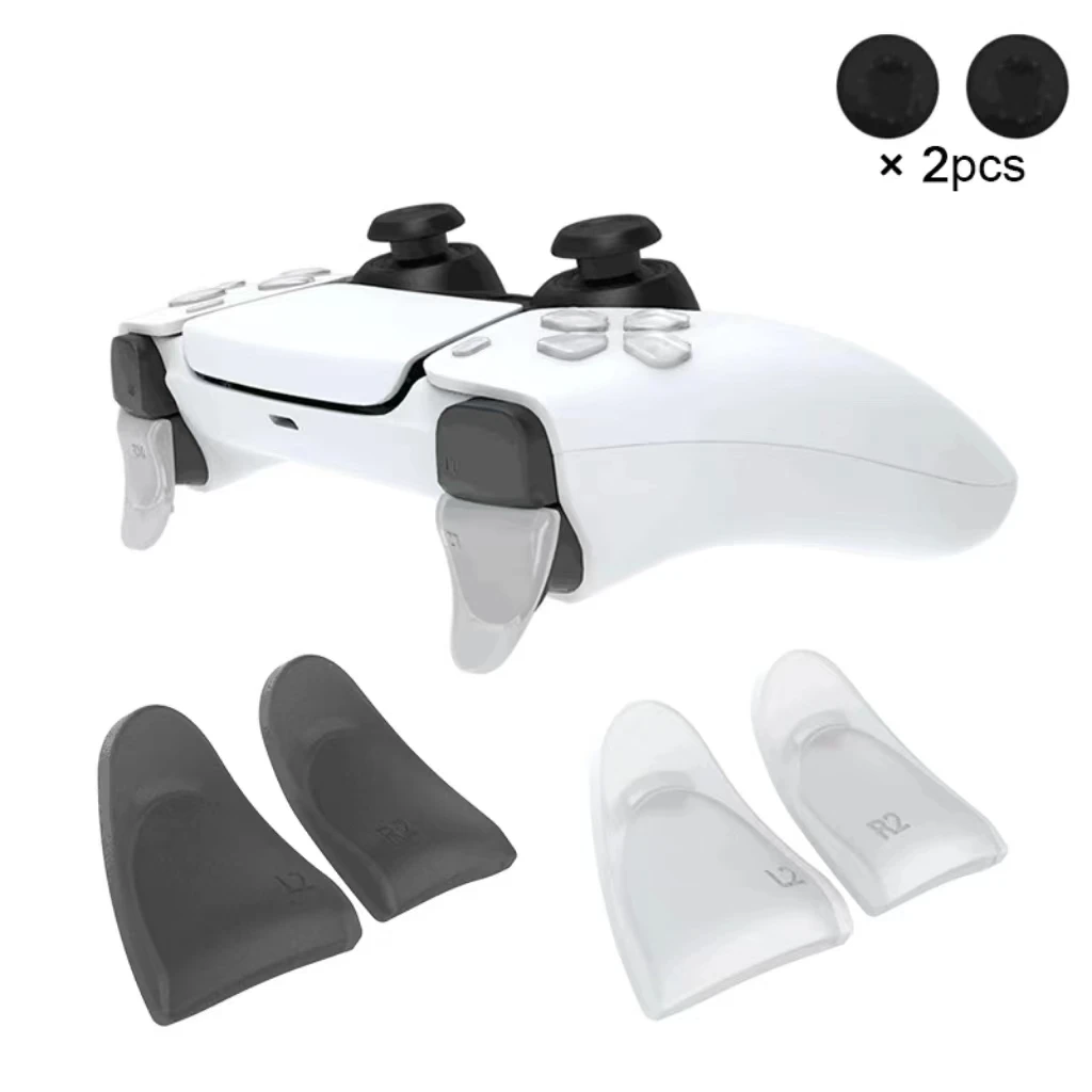 Extended Triggers Button For PS5 L2/R2 Trigger Extender D-pad Key Cap For Playstation 5 Gamepad Accessories