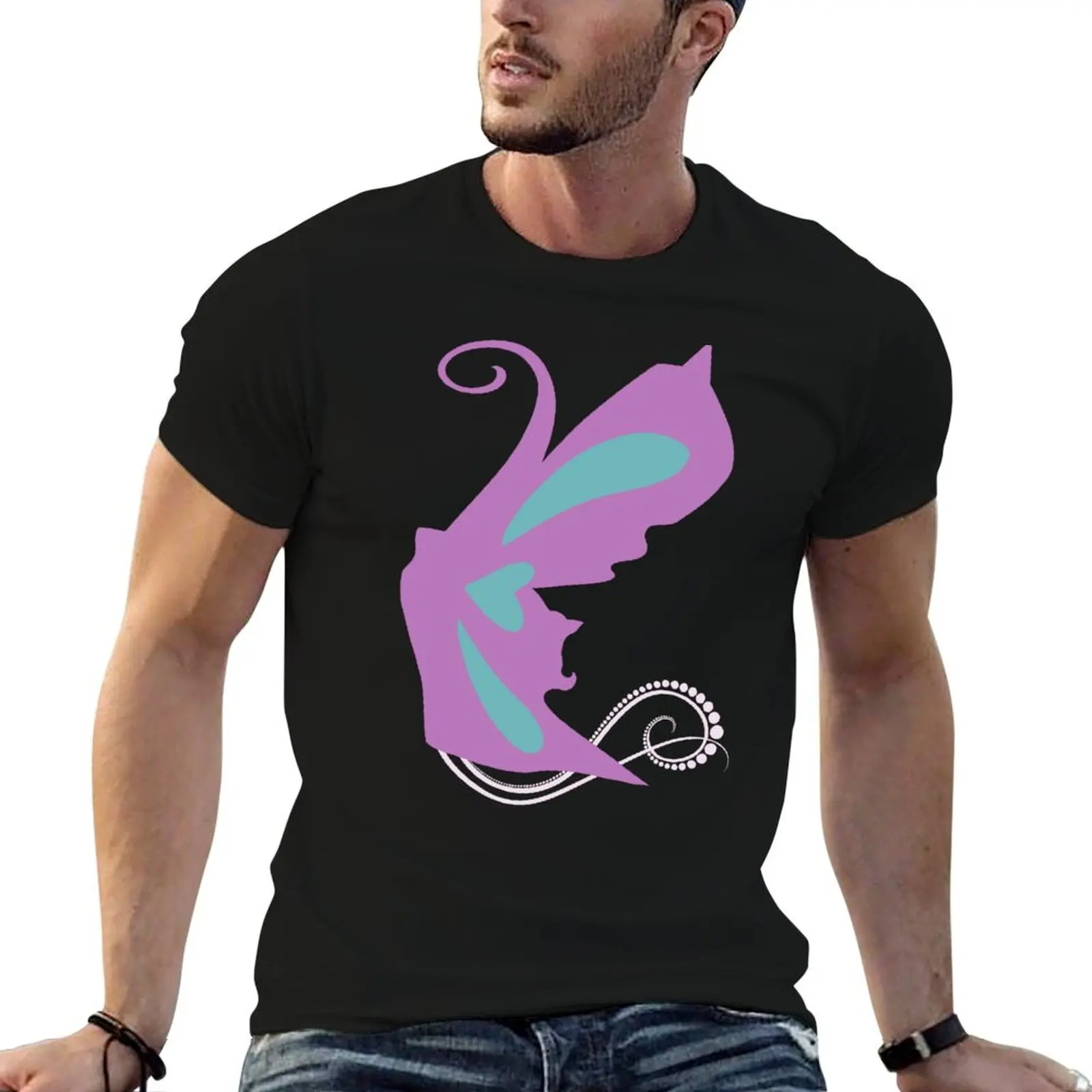 Bratz Fashion Pixiez inspirado em borboleta - Camiseta YASMIN de algodão, camisetas masculinas 100% algodão, pacote de camisetas