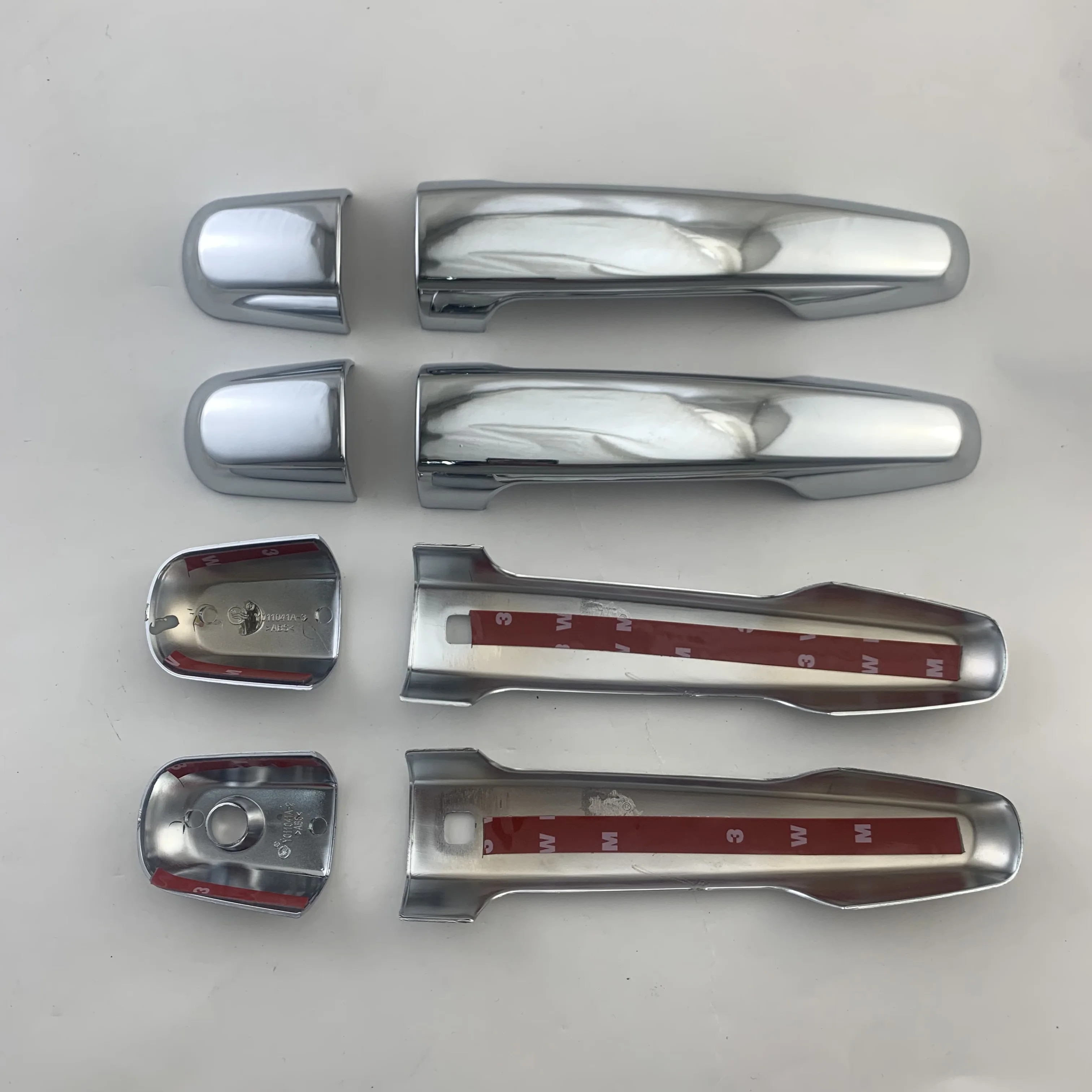 New Car ABS Chrome Accessories Plated Door Handle Bowl Cover Trim Paste Style For Mitsubishi Triton L200 2019 2020 2021 2022