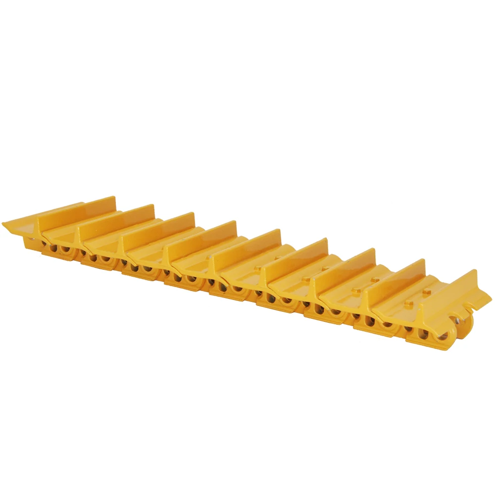 Yellow Loader Track For RC Hydraulic Engineering Vehicle Bulldozer Model Metal Accessories