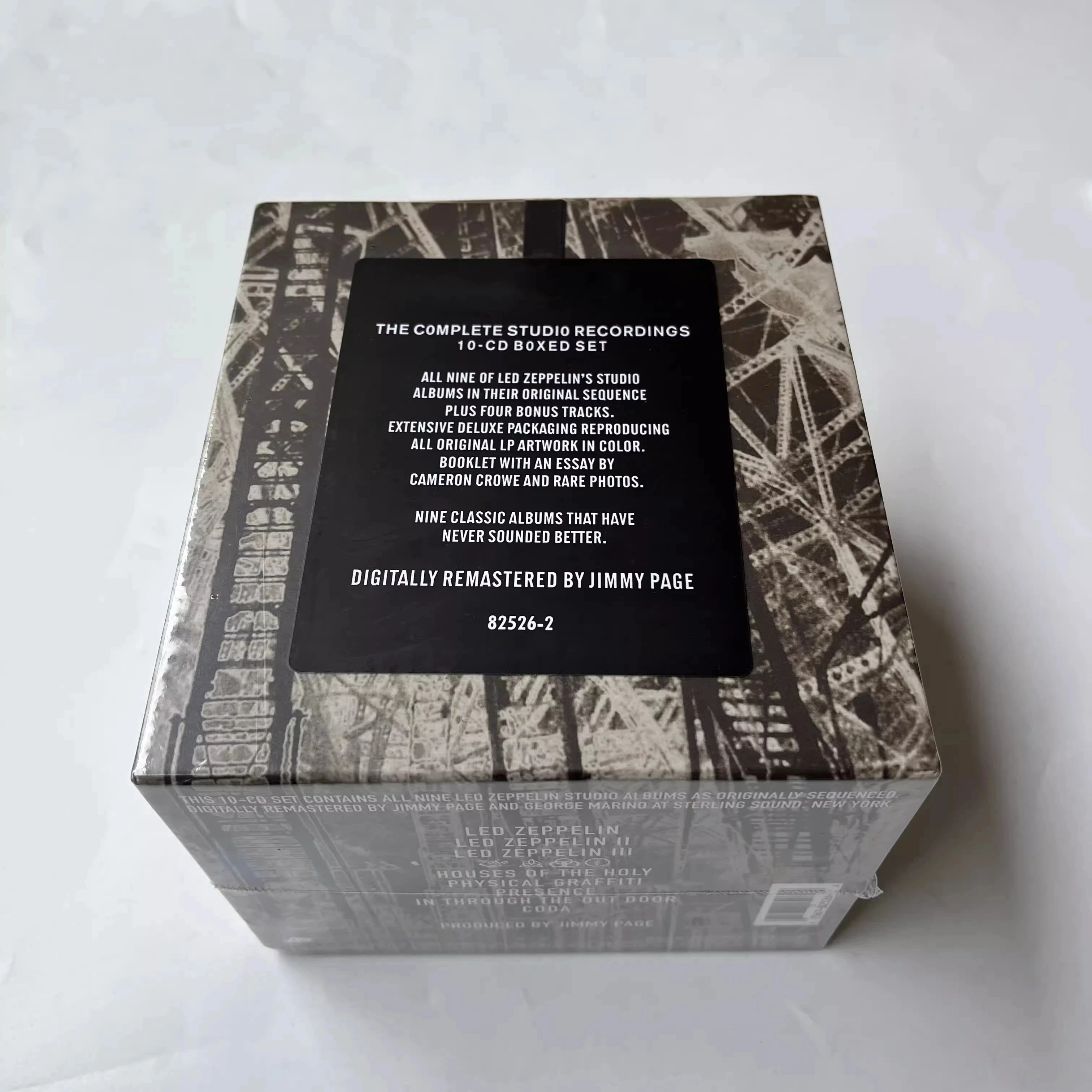 

New HEAVY METAL Zeppeli Robert Anthony Plant Music CD Greatest Hits Album 10pcs Music Record Cosplay Walkman Car Soundtracks Box