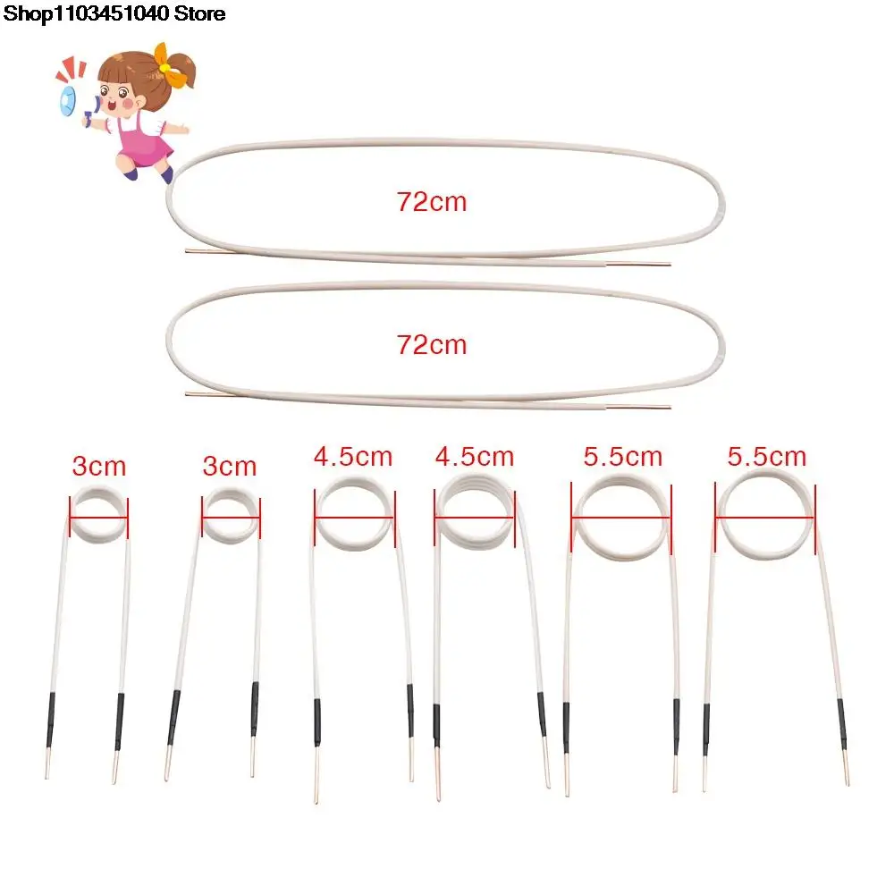 New 8Pcs Mini Magnetic Heater DIY Coils Coil Ductor Magnetic Heater Kit Flameless Heat Accessories
