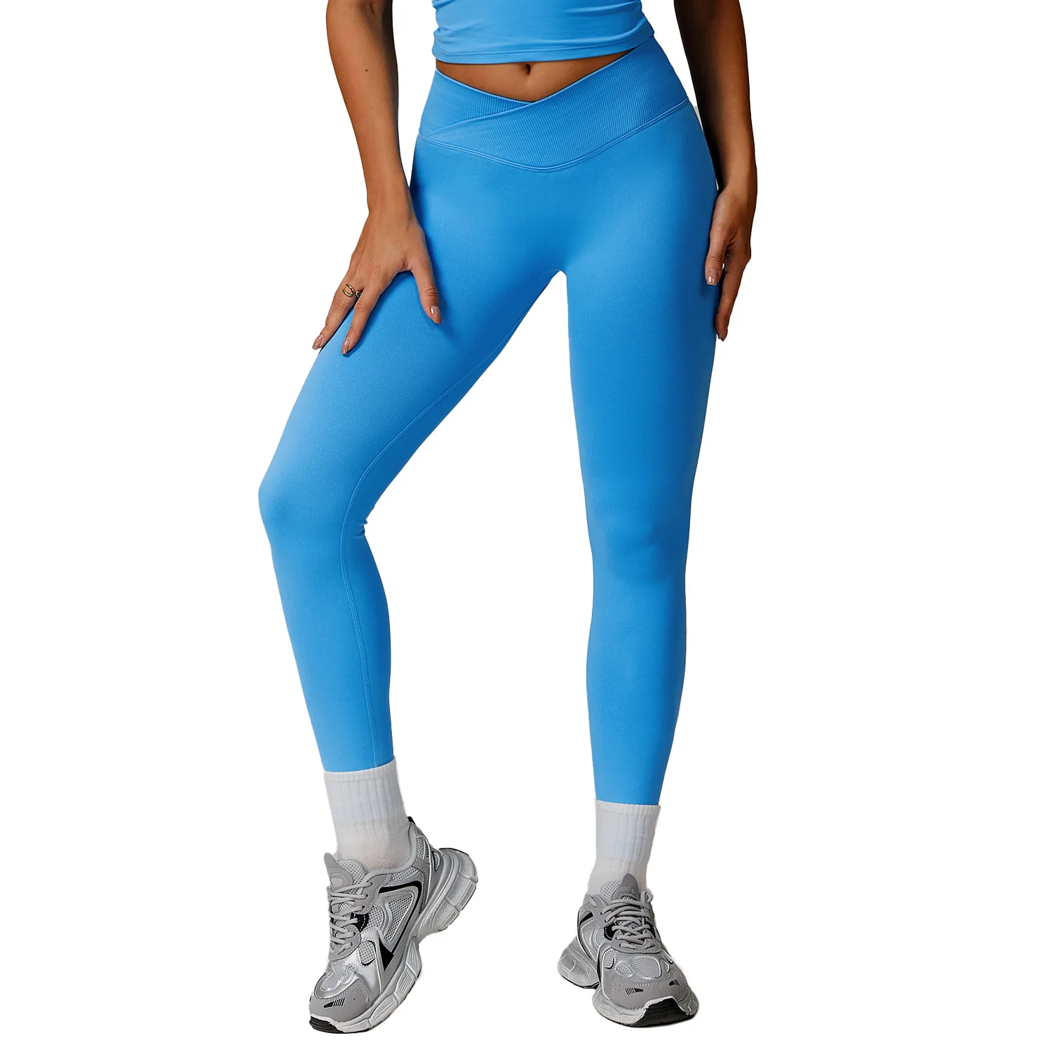 

2025 New Yoga Pants High Waist Tights Running Exercise Workout Pants