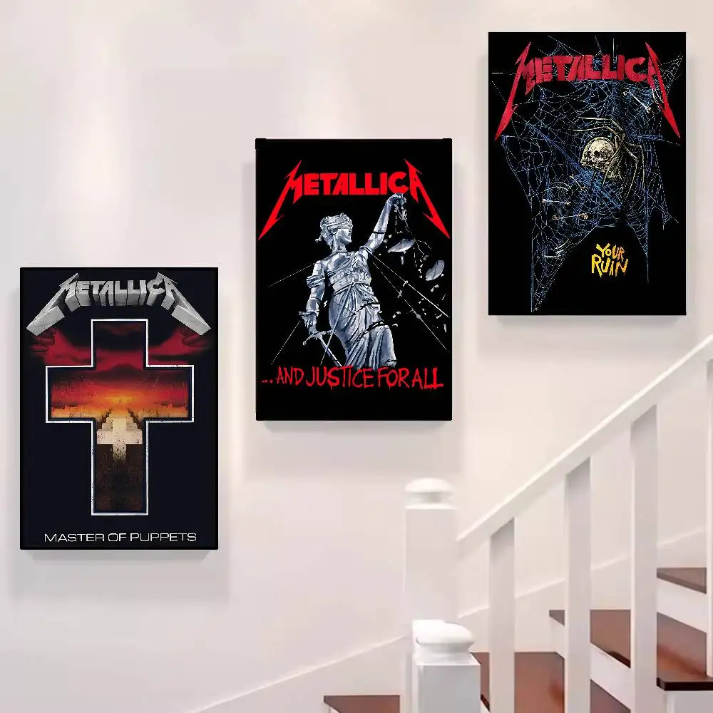 Rock Band M-Metallicas Poster Posters Decorative Paintings Study Bedroom Bar Background Wall Murals Gifts