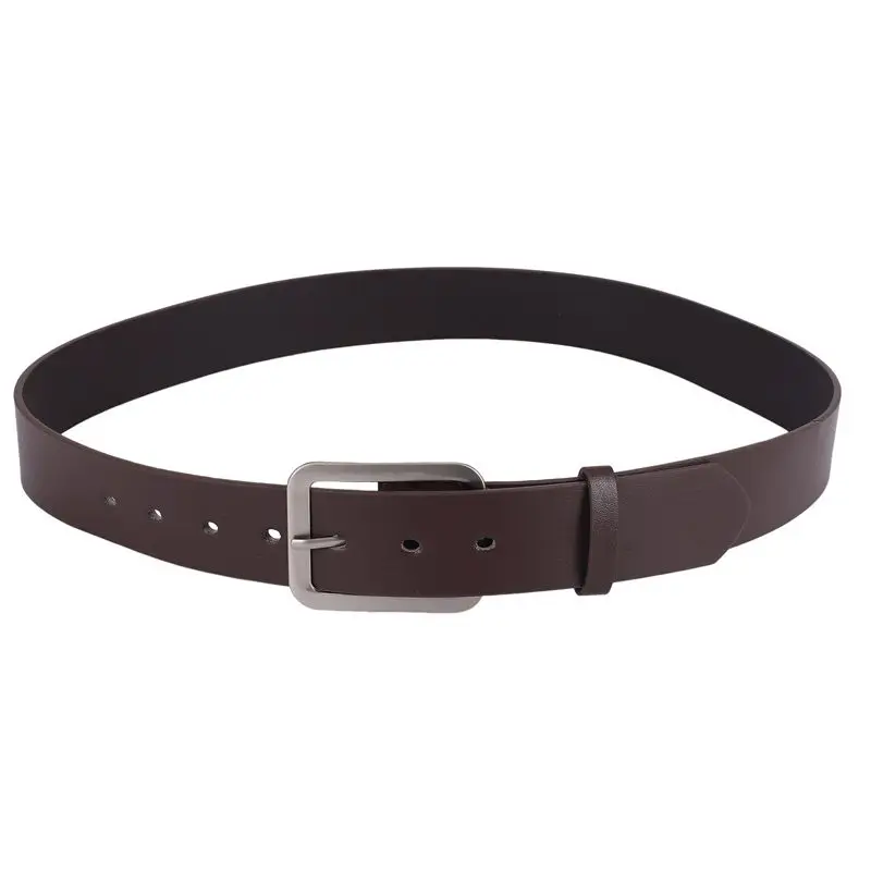A51M-Men's Casual Waistband Belt Faux Leather Belt Buckle Waist Strap Belts
