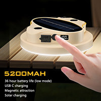 5200MAH Rechargeable Powerful Light Camping Lantern with Magnet Strong Light Portable Flashlight Tent Lamp Work LED