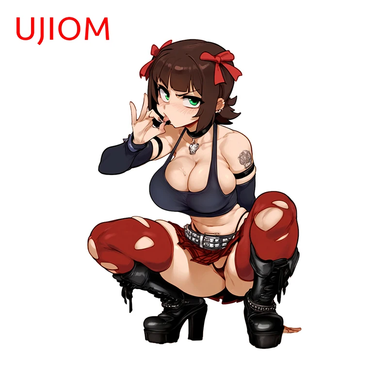 UJIOM for Hentai Haruka Amami Anime Wall Stickers Lovely Cartoon Girl Wardrobe Decal Seductive Kitchen Tile Room Wallpapers