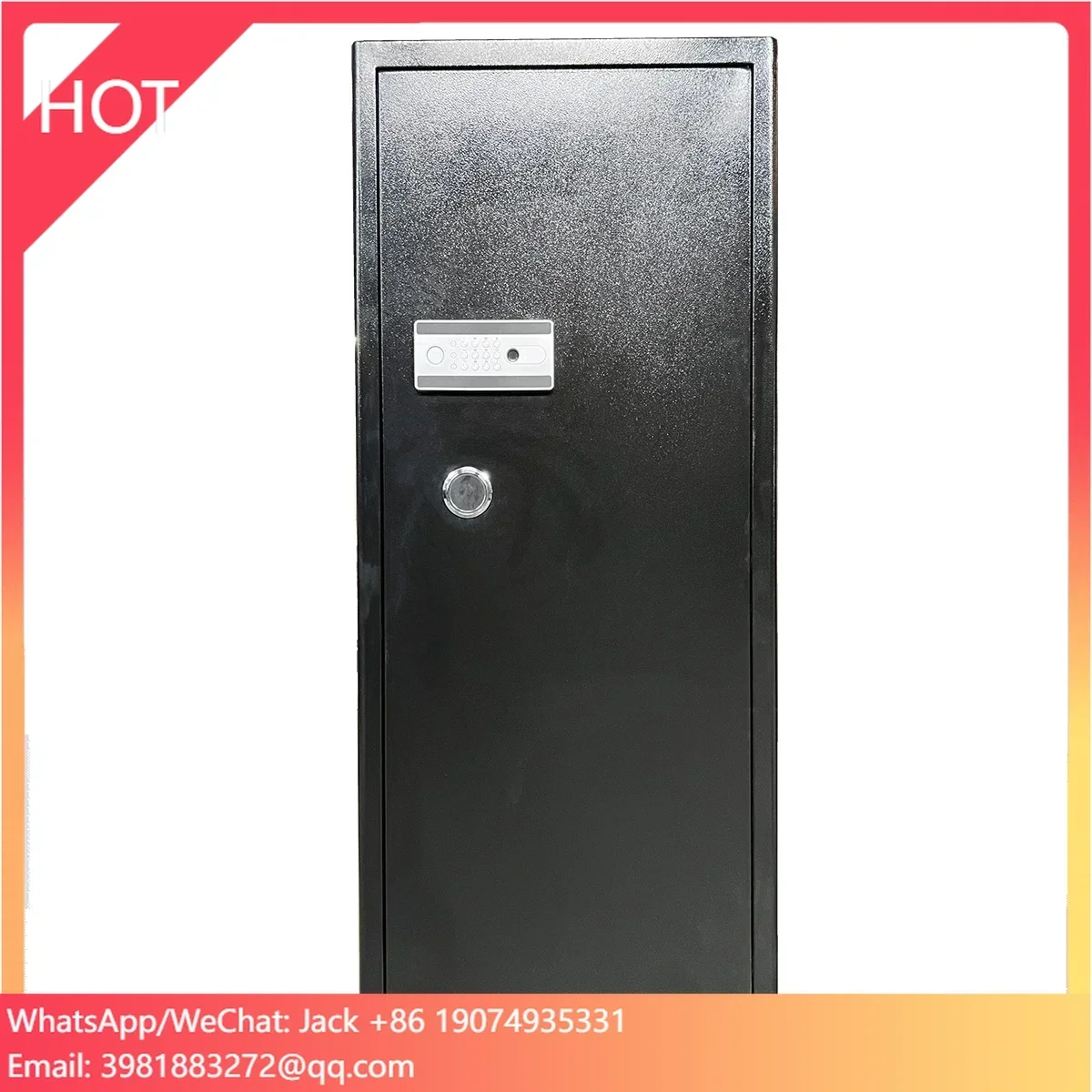 

Large cabinet storage 10 gunrack Secure Fingerprint Identification Safe box Biometric Lock Safe