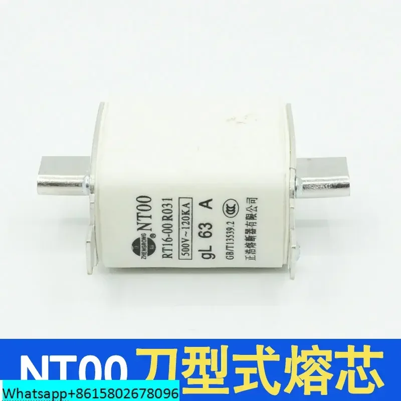 10pcs Zhenghao Zhengrong NT00 Ceramic Fuse Core NTOO RT16-00 RO31 32A50A63A80A160A