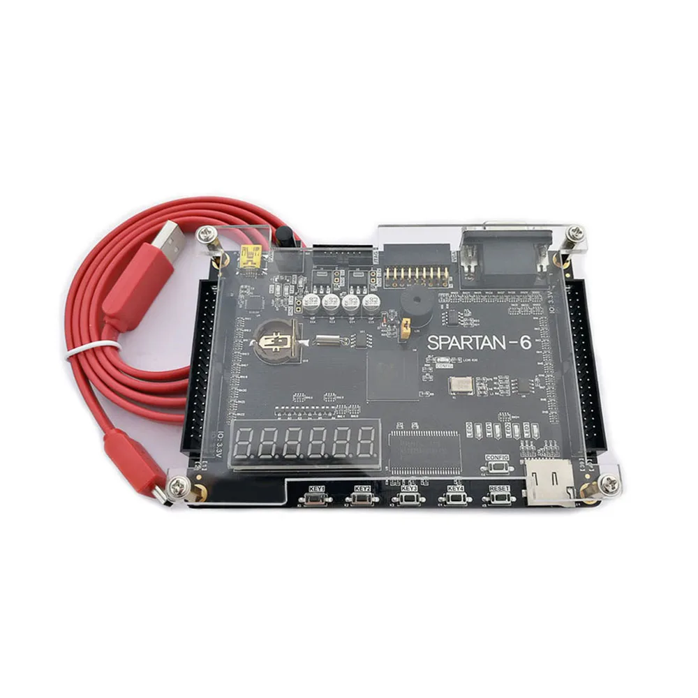 

FPGA Development Board Xilinx Spartan6 XC6SLX9-2FTG XC6SLX16 Card with 256Mb SDRAM SD Card Camera VGA AD/DA LCD HDMI-Compatible