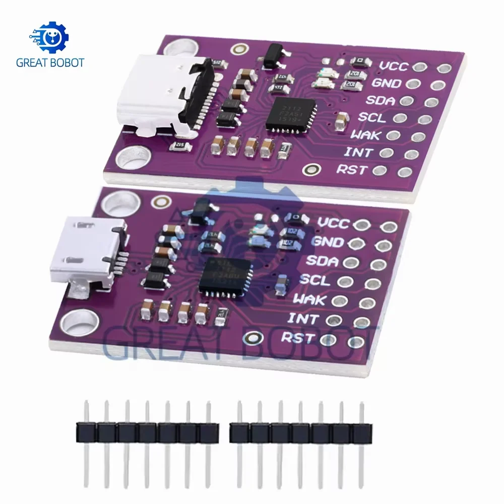 Picture 4: BS CP2112 Debug Board USB to SMBus I2C Communication Module 2.0MicroUSB 2112 Evaluation Kit for CCS811 Sensor Module for arduino
