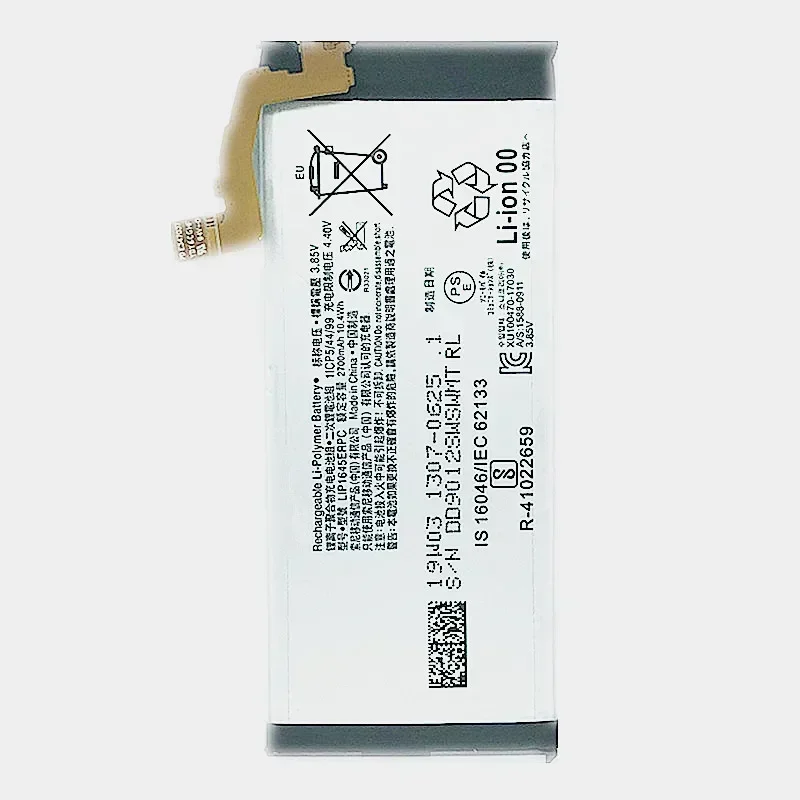 Baterai pengganti LIP1645ERPC 2700mAh, untuk Sony Xperia XZ1 G8341 G8342 G8343 XZ1 Dual F8342 SO-01K + alat Gratis