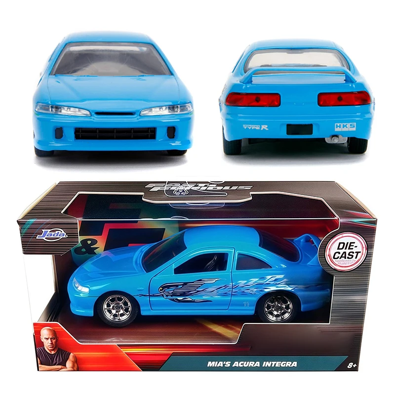 

JADA 1:32 масштаб 1995 Acura Integra Type-R модель автомобиля из сплава, классический сувенир для взрослых, статический дисплей, подарки, коллекция игрушек