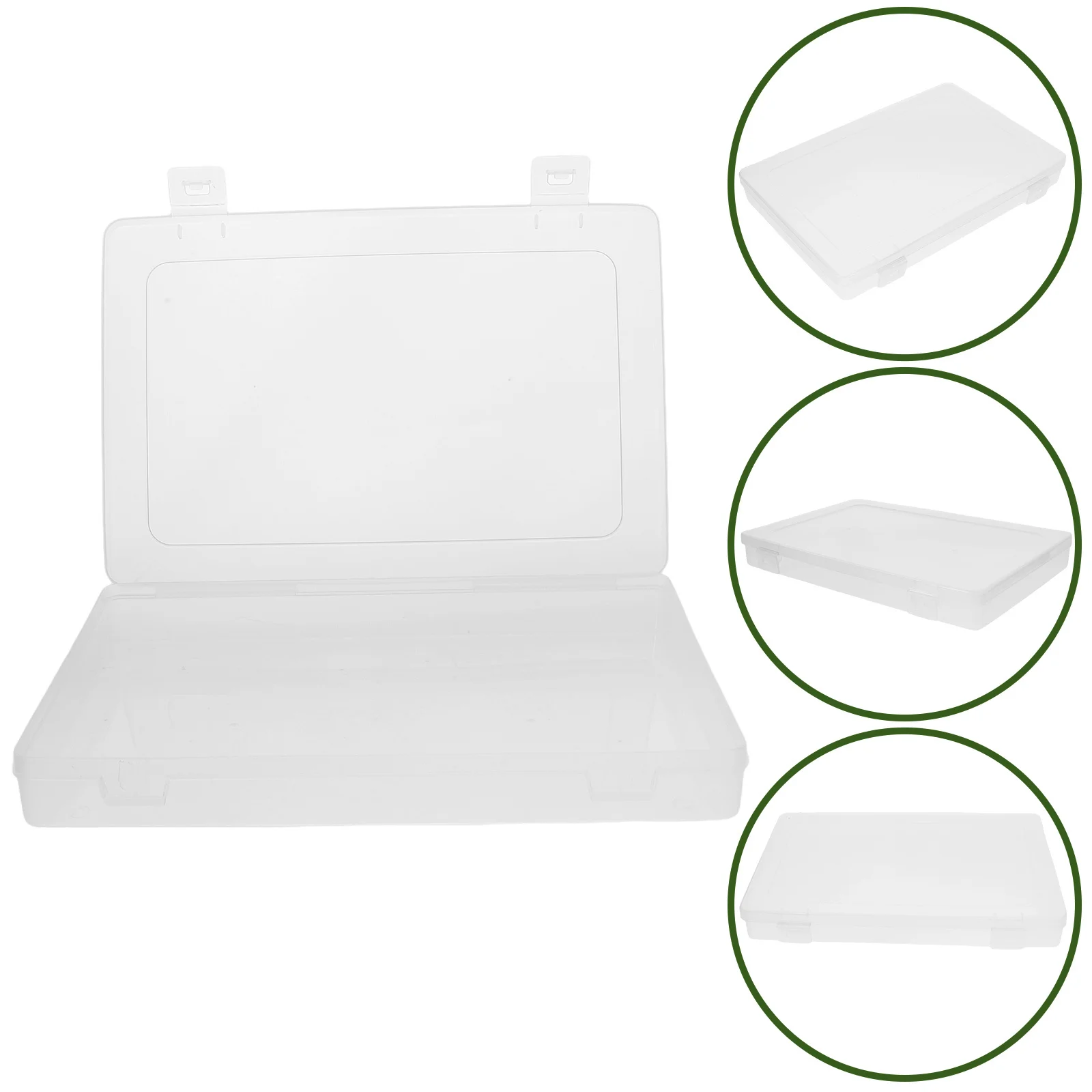 

2 шт., прозрачная коробка для файлов, материал PP, портативный органайзер для хранения документов для домашнего офиса, путешествий, фотографии, карты, держатель для денег