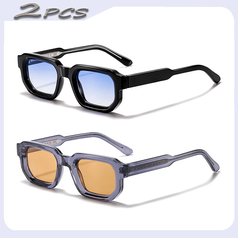 1/2/3 Stück HBK Großhandel Vintage Polygon-Sonnenbrillen für Herren Kleiner Rahmen Verlaufsgläser Sonnenbrillen für Sommer Outdoor Strand Party – Detail 12