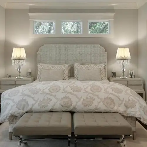 Modern Crystal Table Lamp Set of 2 with Dimmable Light for Bedroom Living Room Elegant Design view 2