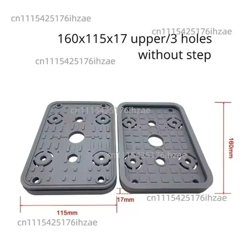 5PCS 4-011-11-0192  160x115x17mm CNC Machining Center Parts Rubber Pad Block Vacuum Suction Cup