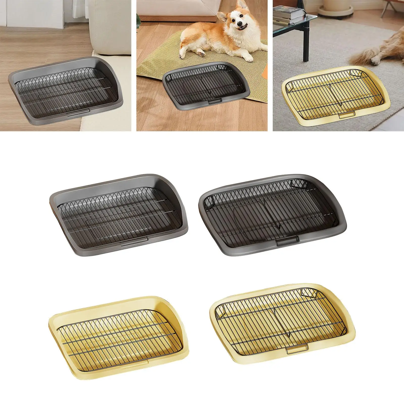 Dog Toilet Keep Paws Floors Clean Training Pad Holder Portable Training Tray