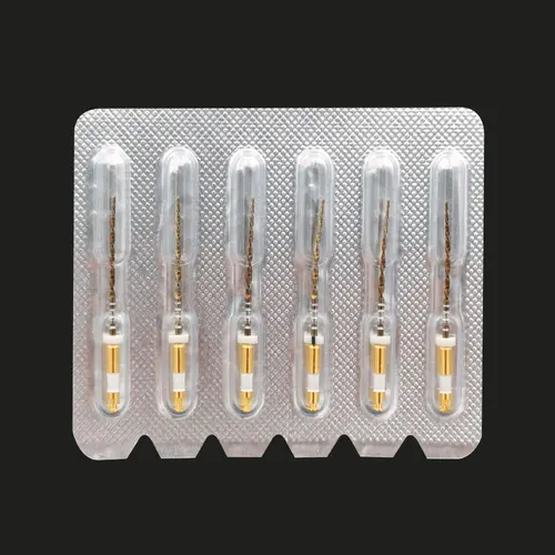 Imagen 2 del producto Limas primarias de oro de onda Dental, 6 unidades por paquete, limas pequeñas alternativas, limas dentales rotativas Endo NITI, limas dentales endodónticas