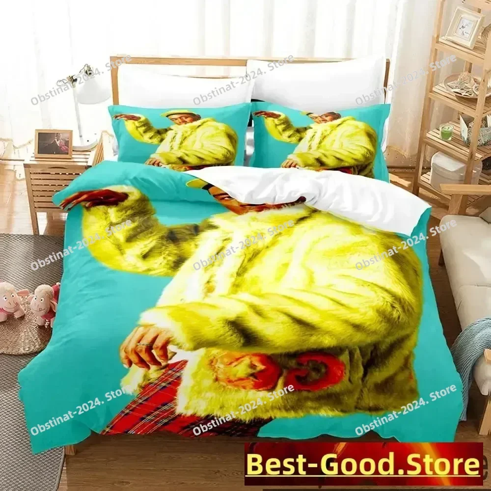 

3D Tyler The Creator Rapper Bedding Set Printed Bed Set With Pillowcase Bed Duvet Cover Soft Single Double Queen Super King Size