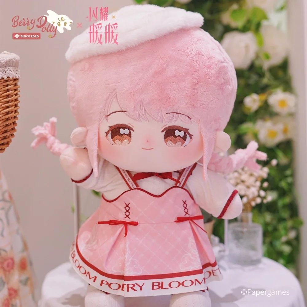 ตุ๊กตา Nikki ขนาด 40 ซม. ของเล่นตุ๊กตาผ้าพลัฌจากเกม Shining ตัวตุ๊กตาทำจากผ้าเนื้อนุ่ม พร้อมกระโปรงและชุดคอสเพลย์ตัวละครการ์ตูนแท้ ของขวัญสำหรับแฟนคลับ