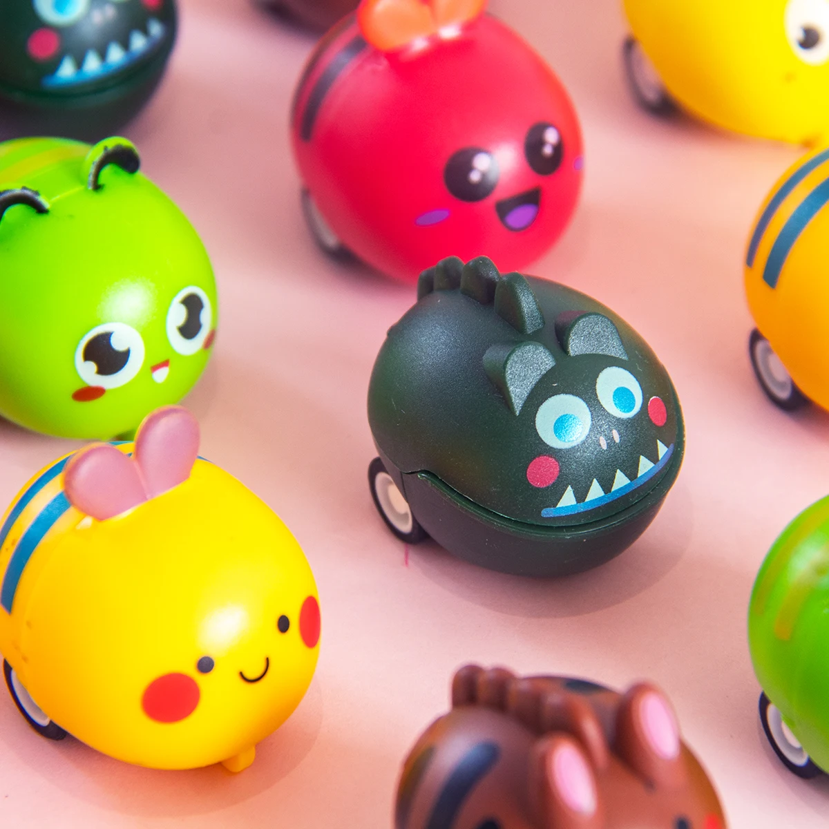 

Mini Pull-Back Animal Car Toy Birthday Gift Children's School Party Gift Prize Children's Gift Gift Guest Gift