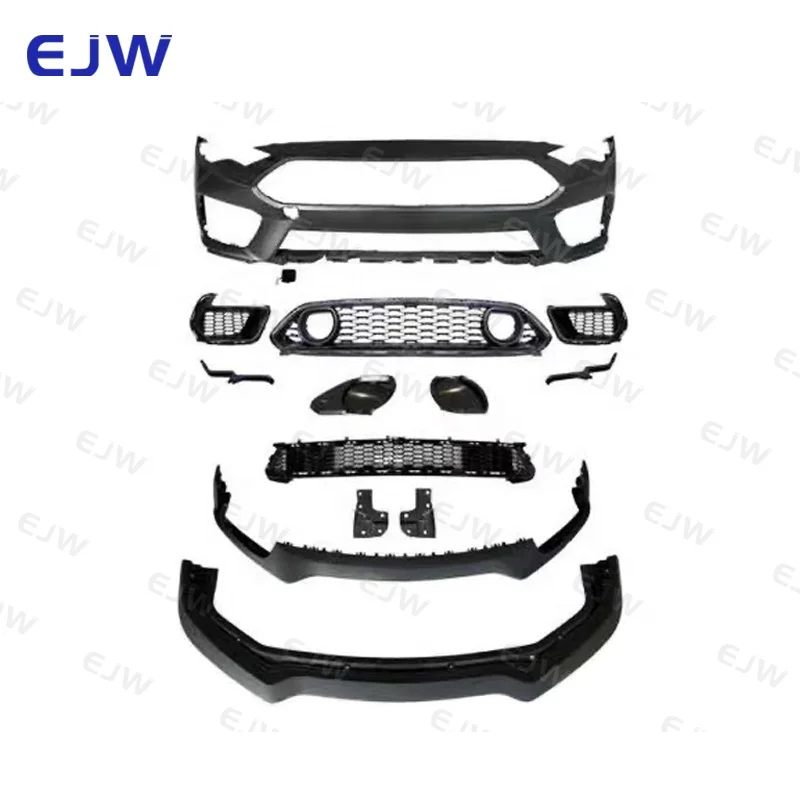 High Quality Body Kits Plastic 1 Mach Front Bumper Car Bumpers For Ford Mustang 2018 - 2020