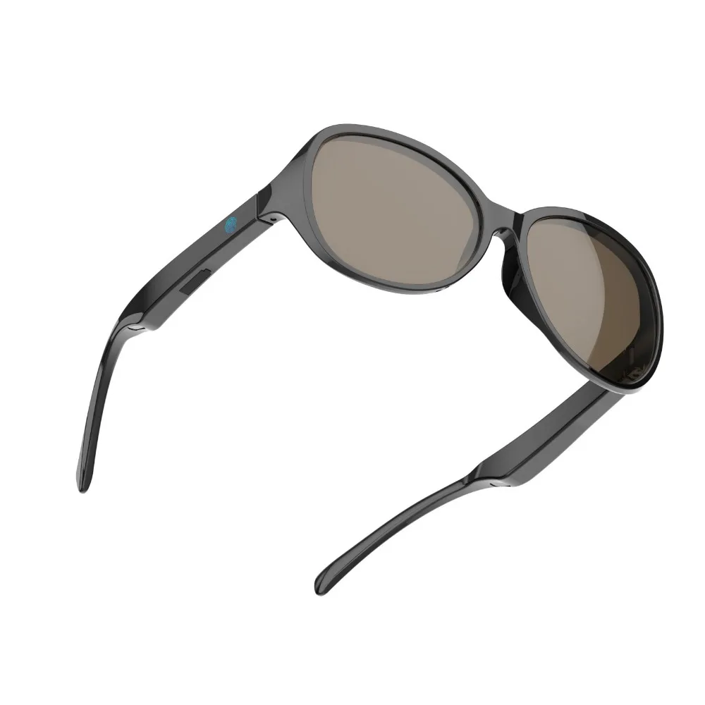 

Bluetooth V5.3 Smart Bluetooth Sunglasses Stereo HIFI Sunglasses Headphone Black Anti-touch UV Bluetooth Smart Glasses Cycling