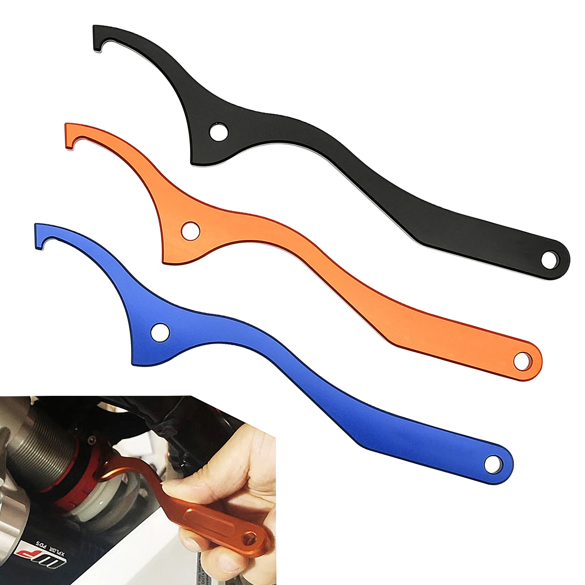 

Motorcycle Rear Damping Shock Absorber Spanner Wrench Tool For KTM EXC EXC-F SX SX-F XC XC-F XC-W XCW-F Husqvarna FC FE TC TE