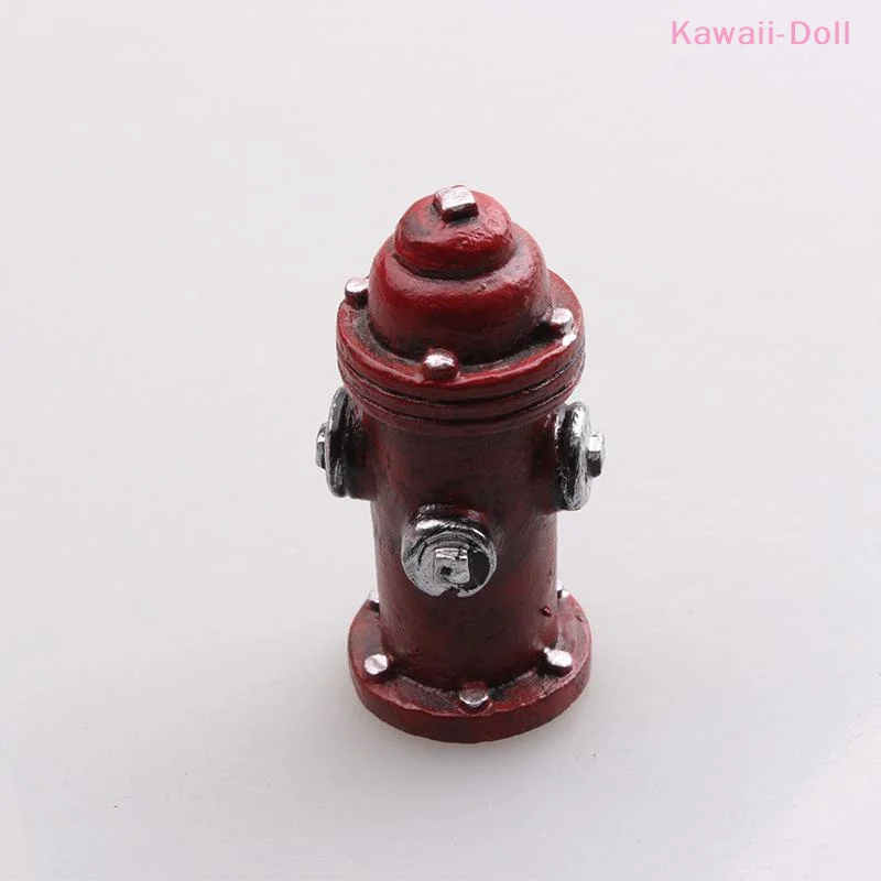 1/2PCS Mini Resin Figure Mental Psychological Sand Table Game Box Court Therapy Fire Hydrant Decorative Ornaments view 2