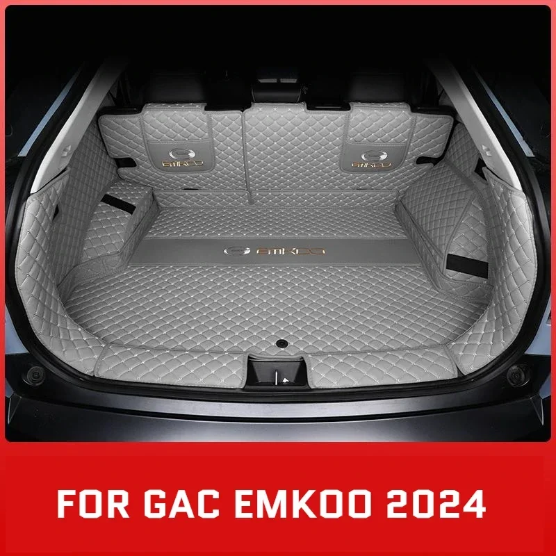 For GAC EMKOO 2024 Car Boot Mat Rear Trunk Liner Cargo Leather Floor Carpet Tray Protector Accessories Mats