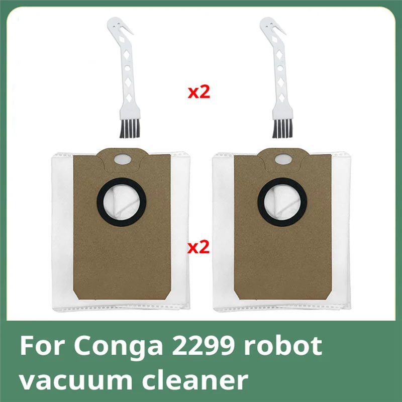 

B59B-For Conga Robot Vacuum Cleaner 2299 Consumables Dust Bag Non-Woven Bag Replacement Accessories Brush