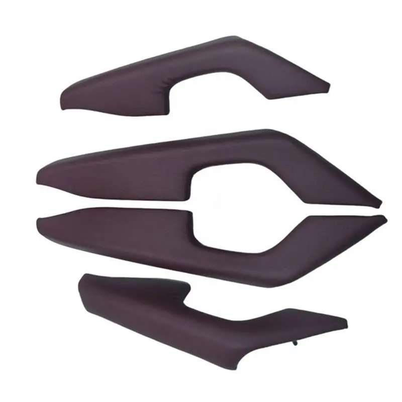 

For Toyota Hilux 2015-2024 Armrest Handle Base Plate& Lid Cover 4Pcs/Set Front Rear Door Handles Panels L/R