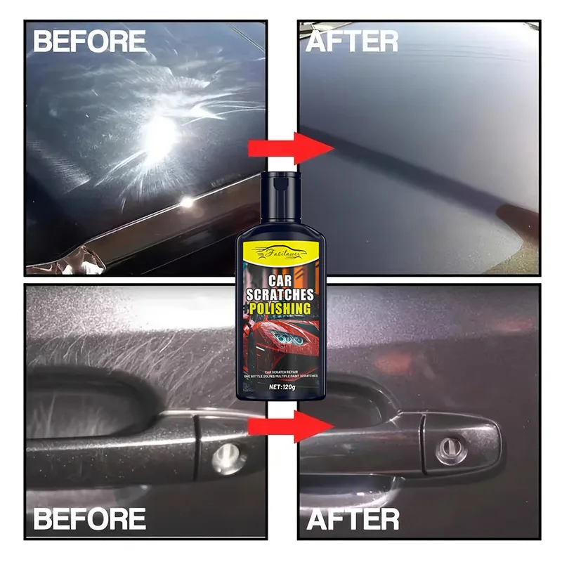 Car Scratch Repair Paste | Auto Polishing & Refurbishing Wax, Light Scratch Remover, Restores Paint Clarity, Suitable for Cars,