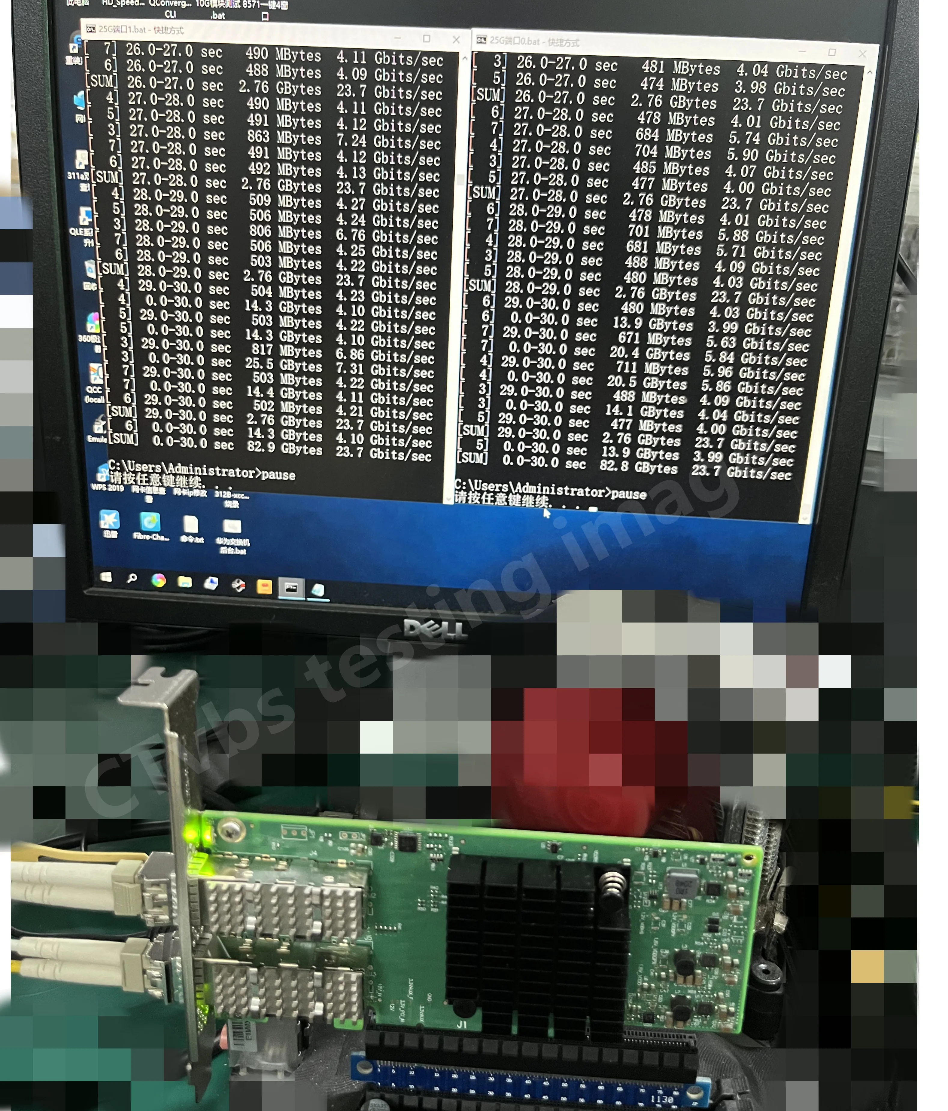 Mellanox MCX4121A-ACUT 25GbE PCIe 네트워크 카드 SFP28 포트