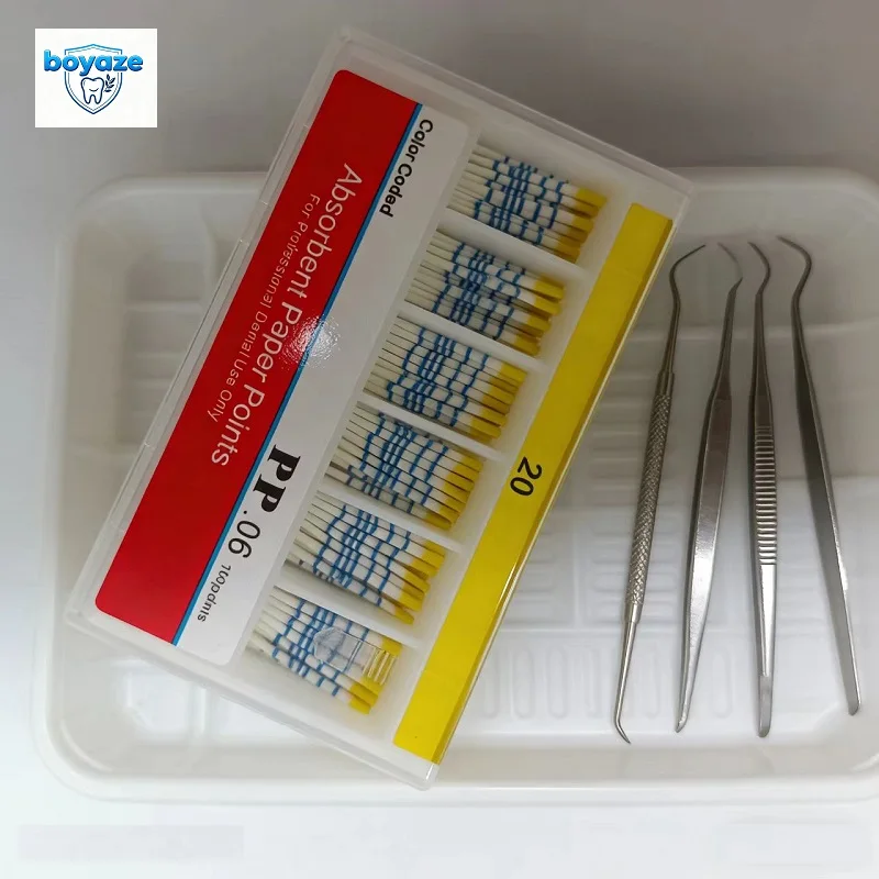 

5BOX Dental Gutta Points taper 04 02 06 Endodontics Absorbent Paper Cone Guttahanger Gutapercha Dental Endodonciar