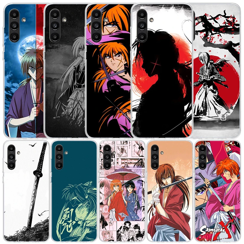 Rurouni Kenshin Anime Phone Case For Samsung Galaxy A55 A54 A52 A53 A15 A14 A12 A13 A25 A24 A22 A23 A35 A34 A32 A33 A04S A02S A0