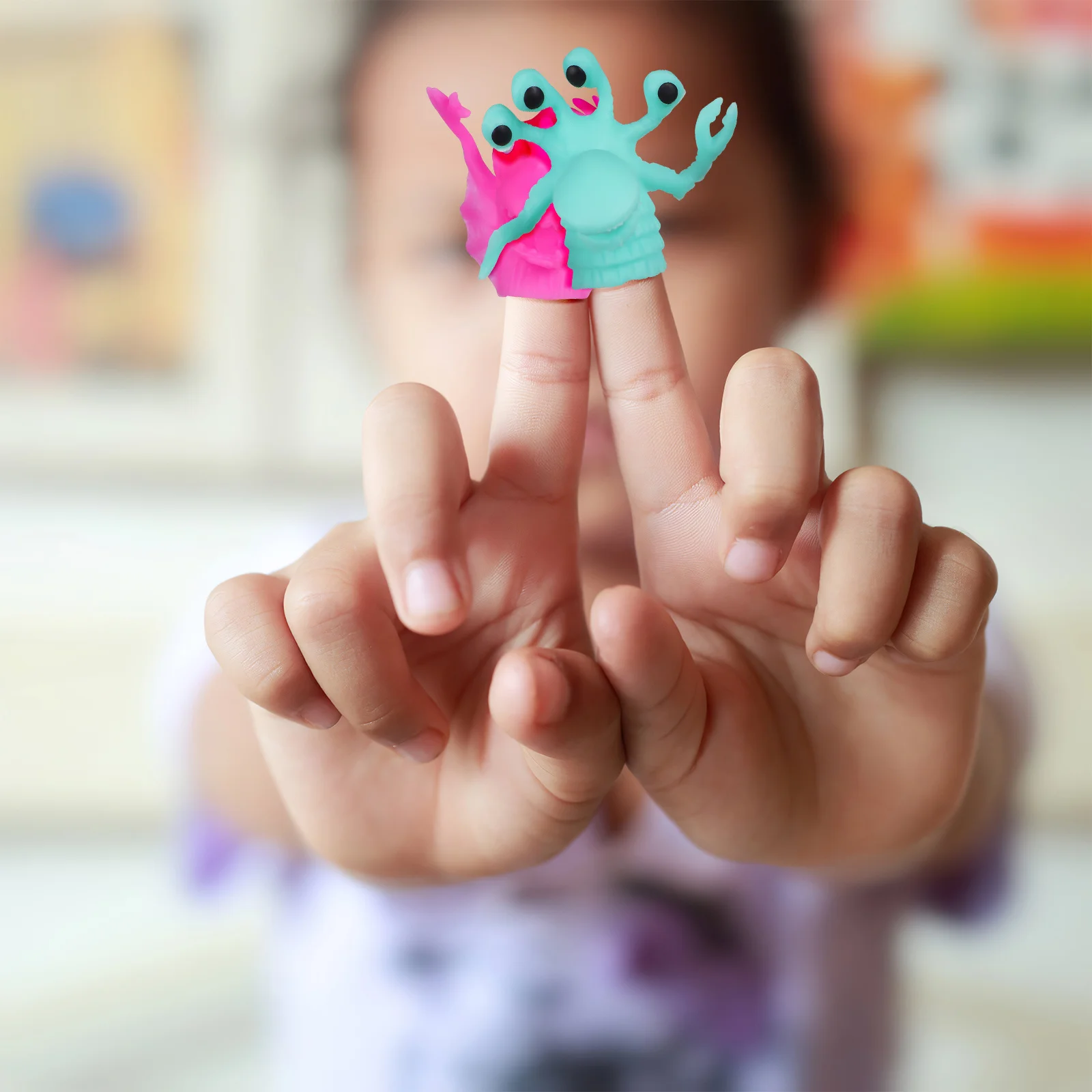 دمى يدوية ألعاب أطفال دمية إصبع جميلة دمية إصبع ألعاب أطفال ألعاب الدمى #6