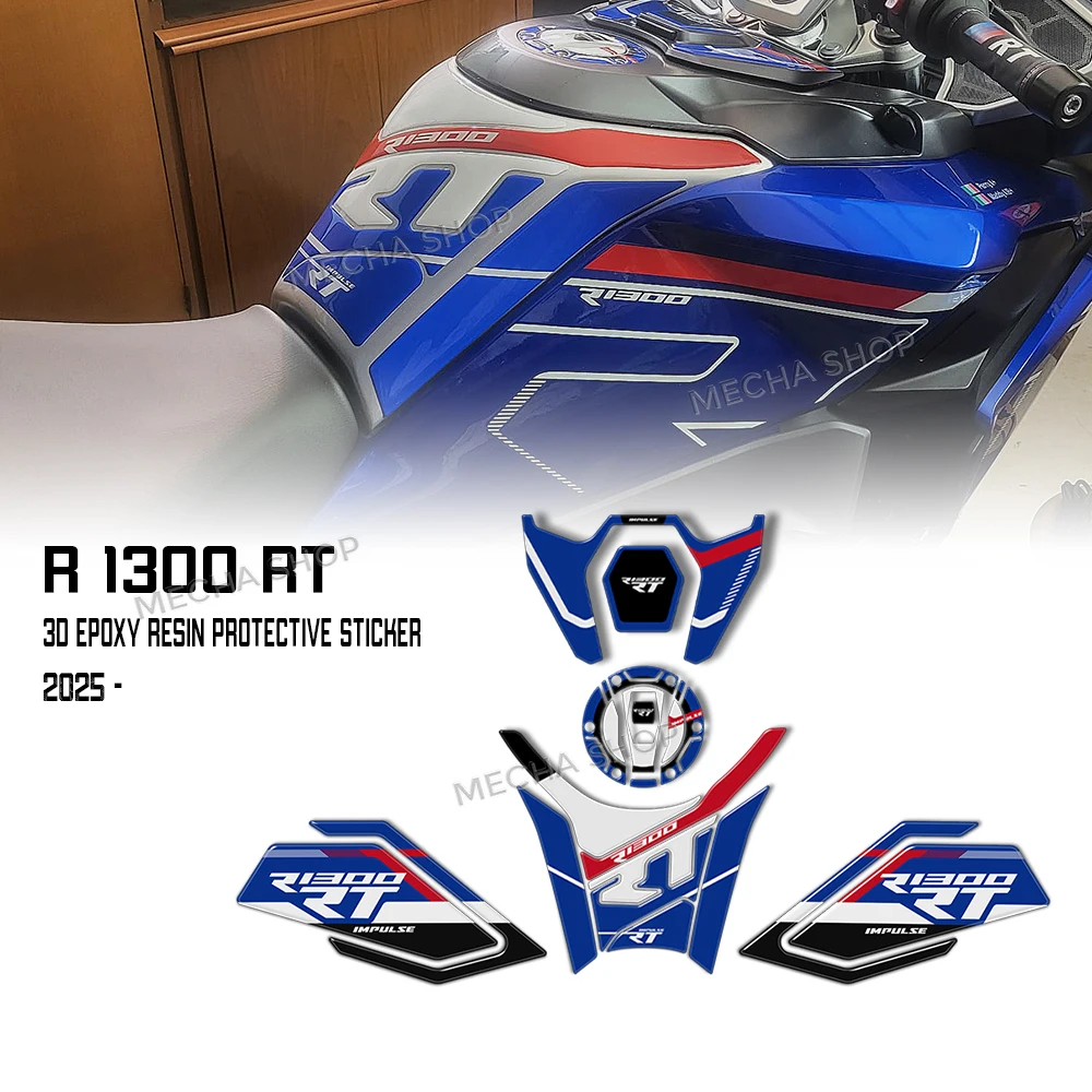

For R 1300 RT R1300RT R1300 RT 2025 Motorcycle Accessories 3D Epoxy Resin Tank Pad Protection Sticker