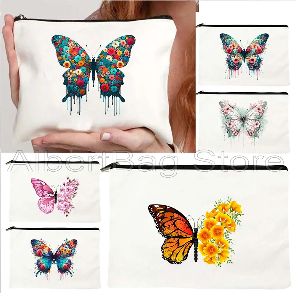 

Metamorphora бабочки цветы Metamorphosis Cherry Blossom растительные красоты бабочки Косметика косметичка Карандаш Чехол Pouch