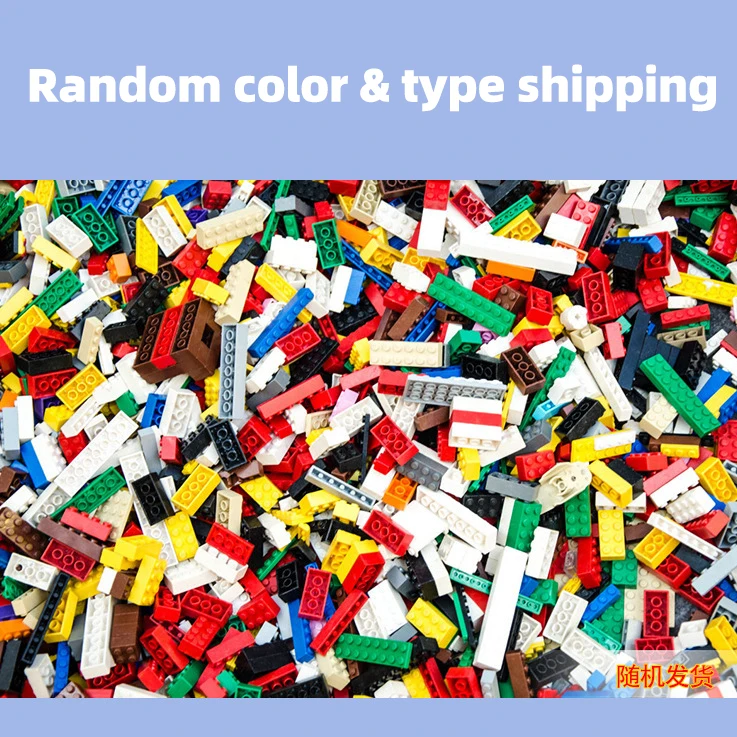 300 500 1000 Pieces Building Blocks City DIY Creative Bricks Compatible MOC Bricks Bulk Base Plate Educational Kids Toy Blocks