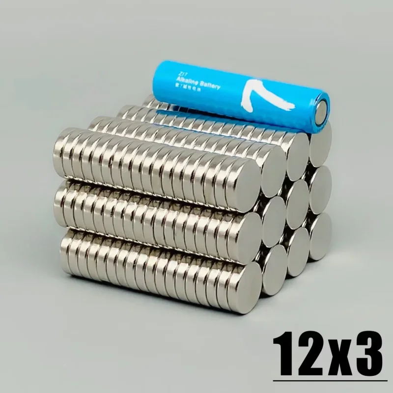 Fridge Tool Magnet 20/50/100/200/500pcs 12x3mm Round Shape Imane Whiteboard Office Accessory 12*3mm For Home Decoration
