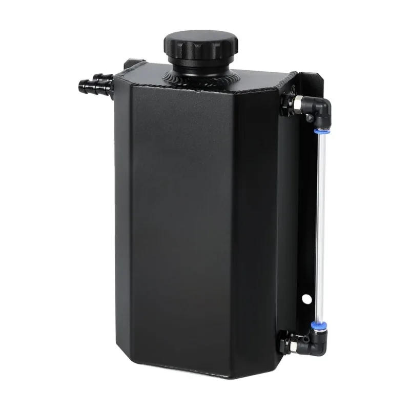 Suitable For Car Mod 2L Coolant Overflow Tank, Aluminum Oil Catch Can, Universal Expansion Reservoir, Not Original