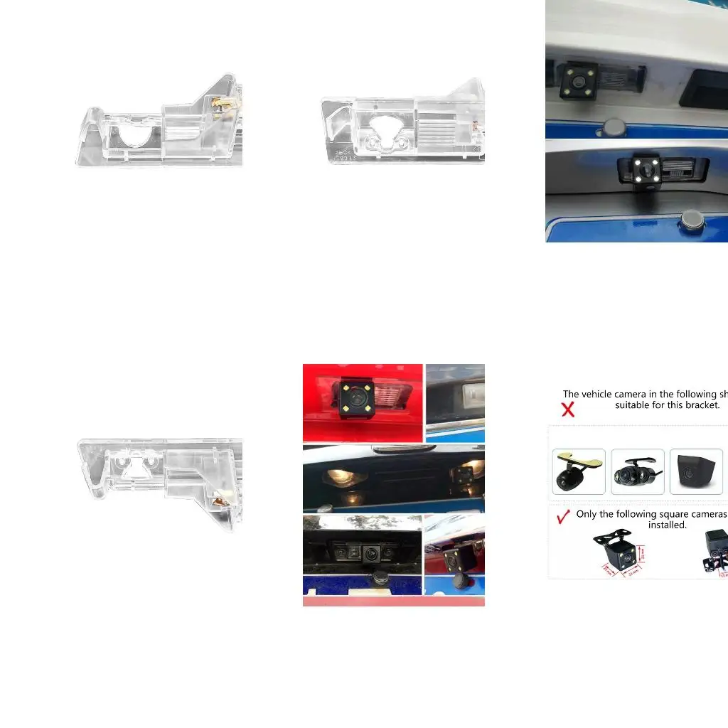  Wearproof Car Rear View Camera Bracket Reversing Camera Holder Cover for Fluence