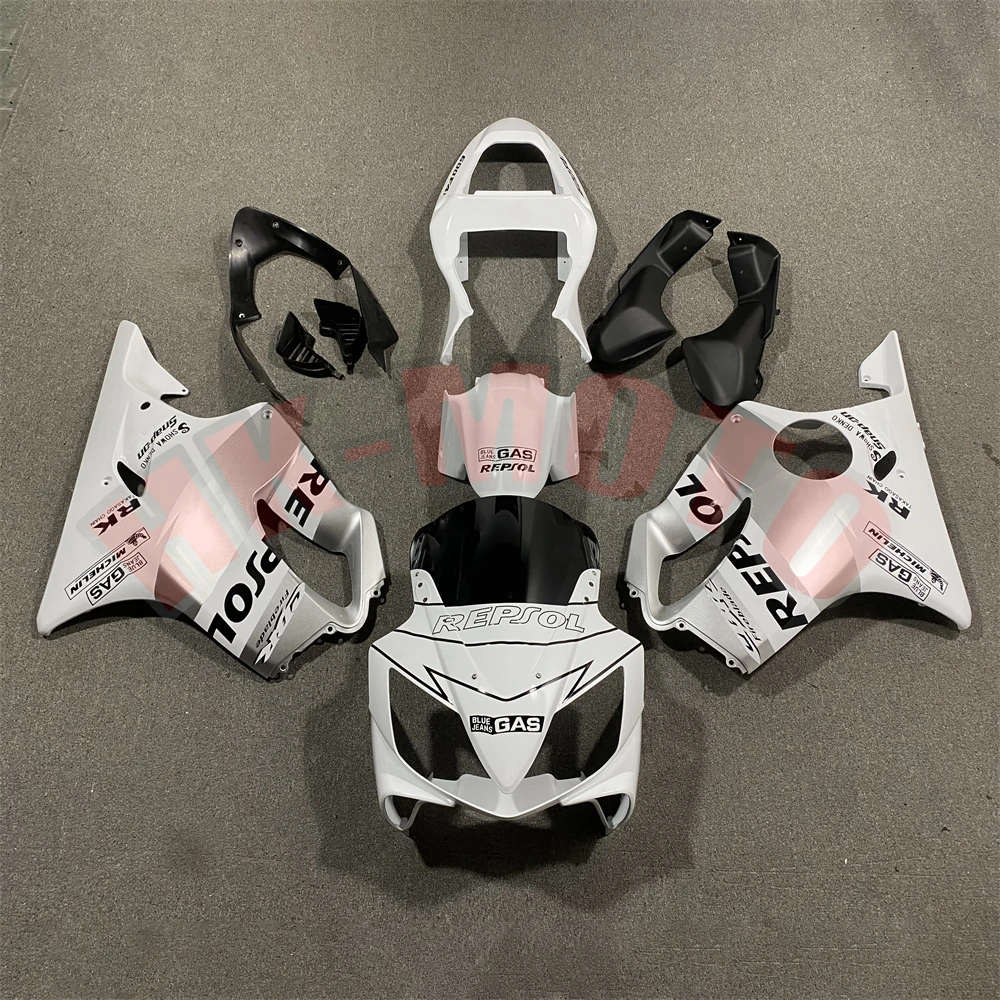 Motorcycle Fairing Kit Fit For CBR 600 CBR600 F4i 2001 2002 2003 Bodywork Set High Quality Abs Injection Silver Repsol