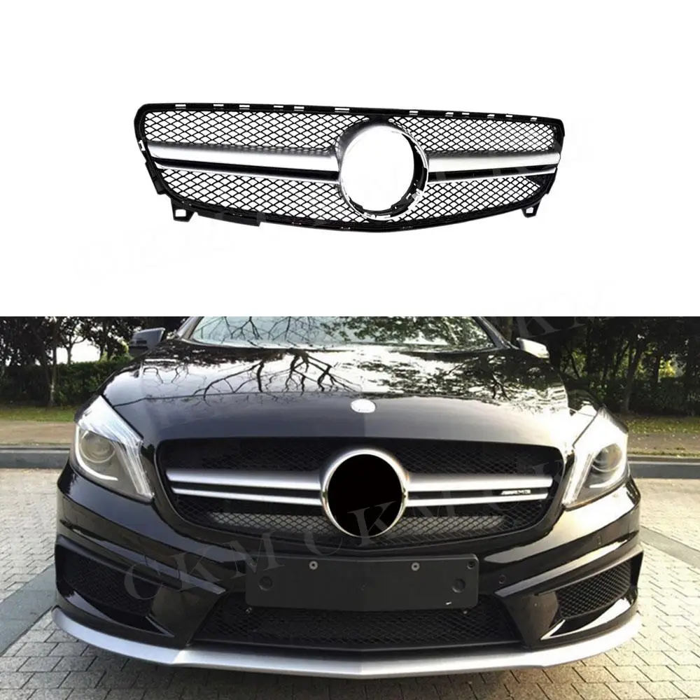 

Car Racing Grills Front Grille A Style for Mercedes Benz A Class W176 A45 GT GTR Grill A45 A180 A200 A260 Grille 2013-2018